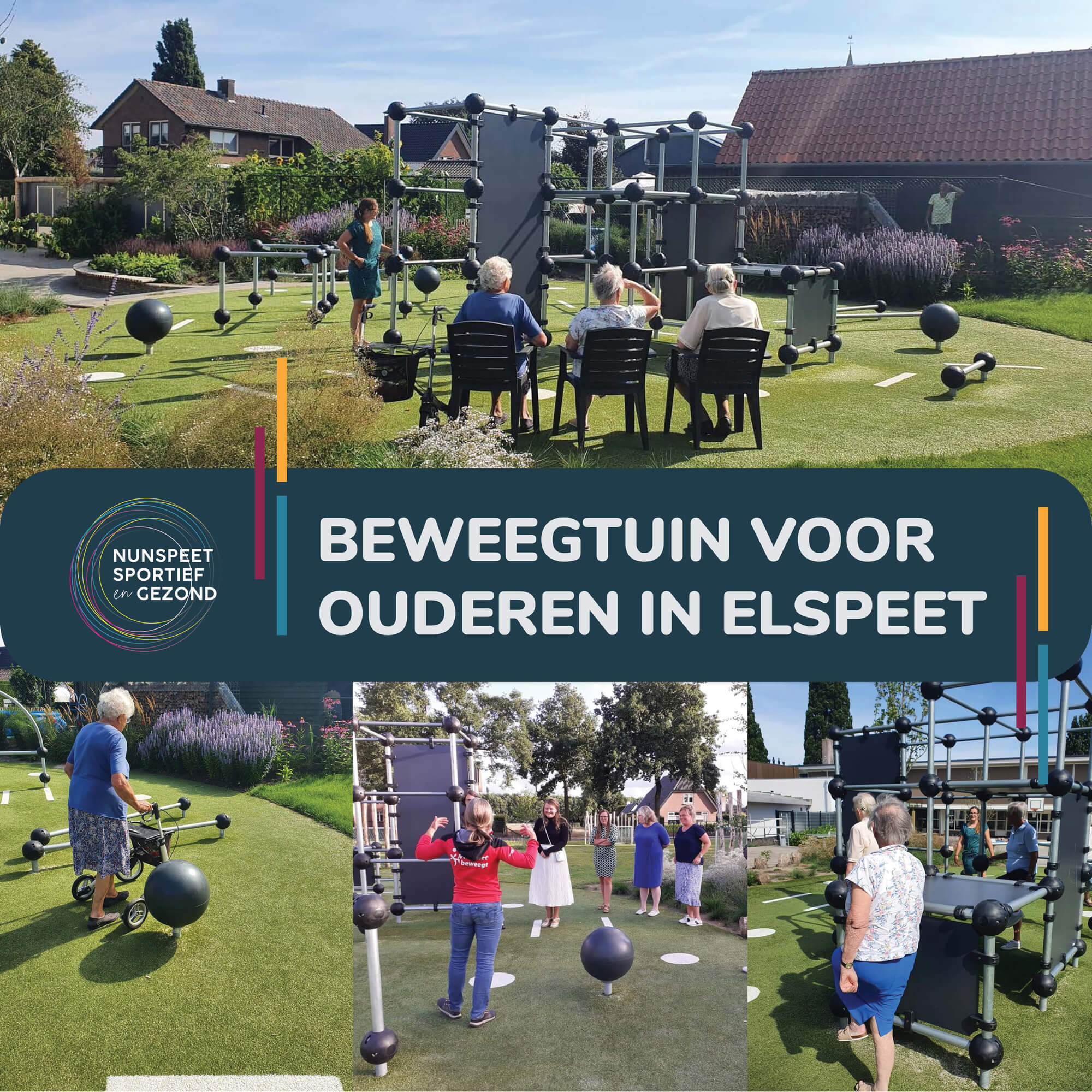 Beweegtuin voor ouderen in Elspeet